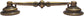 10 Pack  4.25"Hole Center Shabby Chic Drawer Pulls Handles Antique Bronze Kitchen Cabinet Drop Bail Pulls Handles (108mm/Antique Brozne)