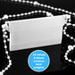 Compatible with Yux Vertical Blinds, 89mm Slats Bottom Chain, 20 Meters with 200 Clips