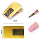 Gold Nail Templates 500 pcs Nail Forms - Compatible with Professional Nail Art