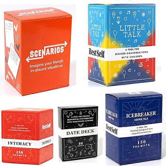 BestSelf Intimacy Games Conversation Starters for Couples - Relationship Building Card Games for Parties, 150 Cards