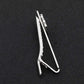 Christmas Tie Clip 2 pcs, Stylish Santa Tie Clip, Compatible with Christmas Wedding Winter Accessories, Bar Buckle Tie Clip