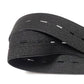 Elastic Buttonhole Tape, 2.5cm Width Black Elastic Band