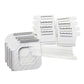 Invisible Sheet and Bed Cover Fastener Set of 4 White Keeps Sheets Tight Removable Storable