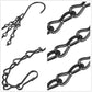 3-Pack Hanging Chain Set, Replacement Chain, Metal, Hanging Basket, Chains, Garden, Flower Pot, Plant Hanger with Clips and Hooks for Bird Feeder