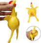 Stress Relief Squeeze Toy Laying Hen Ventilation Chicken Keychain, Trick Yux Compatible
