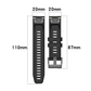 26mm Silicone Strap for Garmin fenix 7X 7 7S 6X 6 Pro 6S 5 5X Plus Smartwatch Bracelet for Garmin Descent mk2i mk3 51mm 12 12 Garmin Fenix 7S