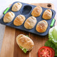 Mini baguette baking tray, bread crisping tray, non-stick perforated