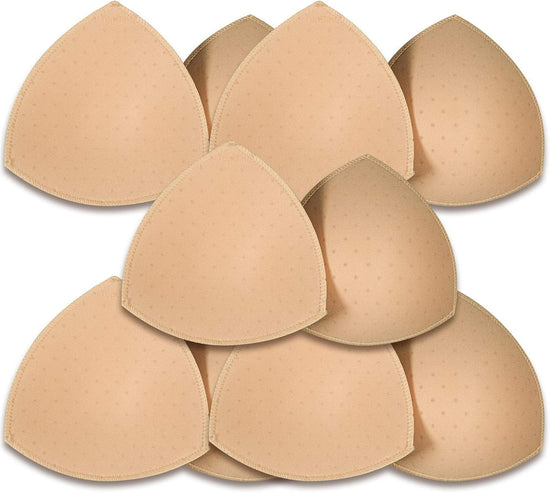 Bra Pads Insert 5 Pairs. Bra Pads Breathable Dcup