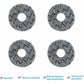 Ecovacs Filter Brush Cloth Replacement Accessory Kit 15 Pieces Compatible with DEEBOT T20 T10 X1 Omni Turbo Plus Robot Vacuum Cleaner