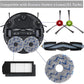 Ecovacs Filter Brush Cloth Replacement Accessory Kit 15 Pieces Compatible with DEEBOT T20 T10 X1 Omni Turbo Plus Robot Vacuum Cleaner