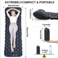 Self-Inflating Camping Mattress Compact Olive Green Lightweight Thick Inflatable Mat Compatible with Double Camping Single Mat Attachable