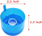 40 Pcs Non Spill Caps,Anti Splash Bottle Caps,Replacement Water Bottle Snap On Cap,Reusable Non-Spill Cap for 55 mm 3 and 5 Gallon Water Jugs