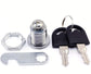 Us General Cabinet Replacement Keyed Cabinet Locks Alike Keyed 3/4 Cylinder Cam Locks 5/8 inch Mailbox Lock Replacement 16mm for Cabinet Security RV Mailbox Toolbox Locks 2Pack