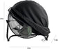 Industrial Fan Cover Waterproof Dustproof Outdoor Fan Cover for 18"&20" Industrial Floor Fan Heavy Duty High Velocity Floor Fan Covers(Black)