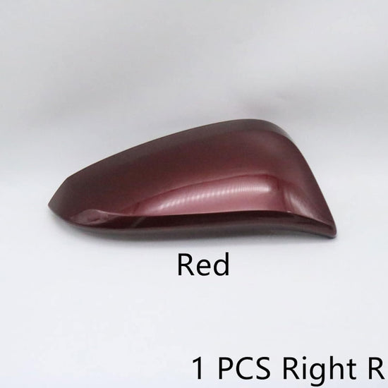 Side Rear View Mirror Cover Shell Holder Door Mirror Cap Housing Fit For To-yota RAV4 2013 2014 2015 2016 2017 2018 2019,Red Right Side