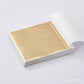 100PCS 24K Pure Genuine Gold Leaf Foil Sheet Gold Decoration (Champagne)