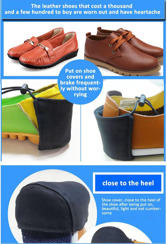 2Pcs Driving Shoe Heel Covers, Driver Heel Protector Pad Flat Shoe External Guard Cushion for Heel Protection