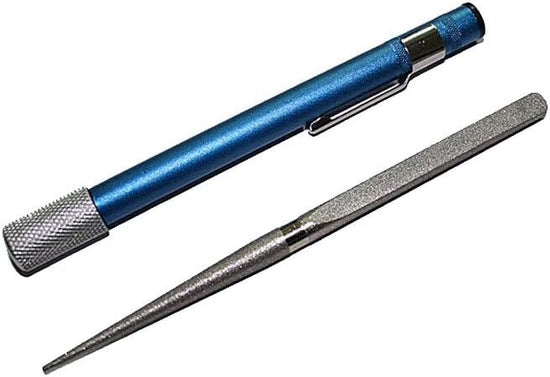 Serrated Knife Sharpening Serrated Sharpener Diamond Sharpening Stone Pen Stick Portable Pocket Diamond Knife Sharpener