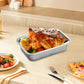 2PCS Stainless Steel Baking Pans, 9x13 Inch Rectangle Lasagna Pan, Stackable Deep Dish for Brownie, Casserole, Cookie