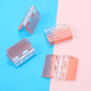 24Pcs Acrylic Small Hinges, 1.4x1 inch Clear Self-Adhesive Hinges, Folding Hinge Tool for Cabinet Drawer Furniture Display Stand DIY Crafts (35x25 mm)