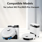20 Pack Accessories Kit for Lefant M2 Pro / M2S Pro Vacuum Cleaner, 1 Main Brush, 6 Side Brushes, 4 Filters, 4 Mop Pads, 4 Dust Bags, 1 Cleaning Tool
