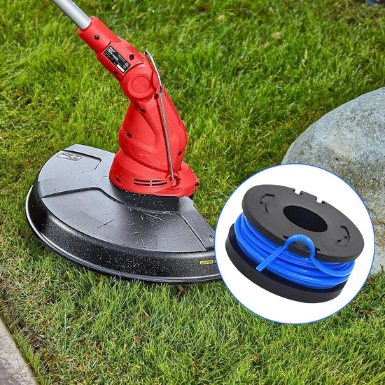 10-Pack String Trimmer Spool for Harbor Freight Bauer 19115C-B 20V Cordless String Trimmer, 0.065" 10Ft Weed Eater Spool Line (8 Line Spool+2 Cap)