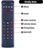 New MG3-R34010 Replacement Remote Control Compatible for Hisense TV 43A6GX 50A6G R34010BA00-00001 for Pioneer Xumo TV PN50-751-24U CP-RC1NA-23（No Voice Function）