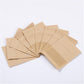 100Pcs 7×9cm Sealable Kraft Paper Bag with Transparent Window, 2.7×3.5&