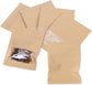 100Pcs 7×9cm Sealable Kraft Paper Bag with Transparent Window, 2.7×3.5&