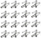 Aquarium Fish Tank Air Flow Control Lever Pump Single Way Valve, 16Pcs
