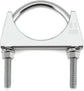 Stainless Steel U-Bolt Muffler/Exhaust Clamp (2.5" Diameter), 4 Pack U-Bolt Muffler Tip Exhaust Hook
