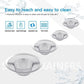 4PCS Heavy Duty Stainless Steel Sink Strainer,Sink Basket Set, Fits Most Kitchen Sinks 4.5&