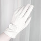 Women Leather Gloves Winter Warm Real Lambskin Fleece Lined Driving Gloves