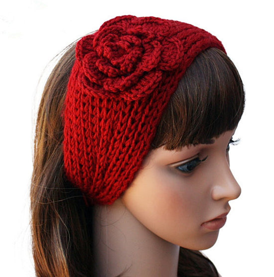 Chunky Knit Headband Crochet Headbands Hair Band Winter Ear Warmer for Women