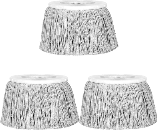 Spin Mop Refill for 360° Cotton Thread Mop Head Replacement - Round Cotton Thread Size Compatible Mop Head for Hardwood,Tile, Marble Floor (Color : B)
