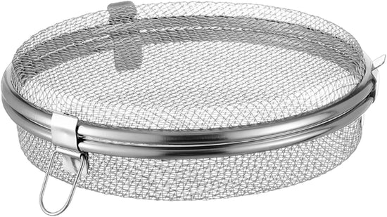 Dishwasher Basket for Small Items Stainless Steel 3 Buckles Dishwasher Basket with Fine Mesh Odor-Free Round Scratchproof Draining Dishwasher Baskets