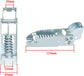 Freezer Hinge with Spring, Metal, Surface Mount, 1pcs