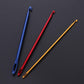 Afghan Aluminium Crochet Hook Knitting Needle Hand Knit Tool with Threading Hole