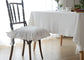 Farmhouse Indoor Chair Cushions for Dining Non-Slip Rocking Chair Cushions with Zipper Ruffled Cotton Seat Cushion for Kitchen White Retro Chair Pads with Ties 14.5&