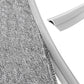 Carpet Edge Binding Trim, Self Adhesive Grey Floor Transition Strip/Rugs Edging Bar for Indoor Doormat Protect, Flexible PVC Seal Molding for Robot Vacuum Cleaner (1050cm (34.4ft))