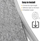 Carpet Edge Binding Trim, Self Adhesive Grey Floor Transition Strip/Rugs Edging Bar for Indoor Doormat Protect, Flexible PVC Seal Molding for Robot Vacuum Cleaner (1050cm (34.4ft))
