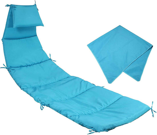 Outdoor Cushion Hammock Chair - Replacement Cushion and Accessories for Hanging Chairs, Chaise Lounges, and Outdoor Lounge Chairs with Fabric and Umbrella Options