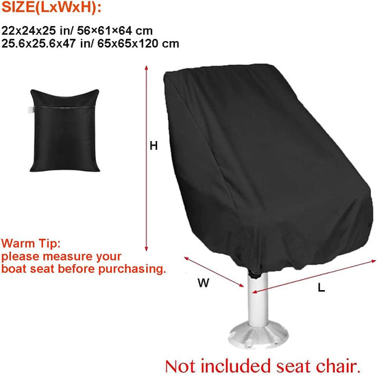 Boat Seat Cover Outdoor Waterproof Captain&