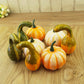 12 Pcs Artificial Pumpkins and Gourds Set, Small Faux Foam Pumpkins Artificial Vegetables for Halloween Fall Thanksgiving Party Table Decoration Supply (12pcs)