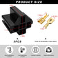 5 PCS Pin Relay Connectors, 12V Socket 30Amp/40Amp Connector with 6.3mm Terminals, Automotive Terminal Relays Case Holder for Cars Trucks SUVs, Car Accessories