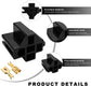 5 PCS Pin Relay Connectors, 12V Socket 30Amp/40Amp Connector with 6.3mm Terminals, Automotive Terminal Relays Case Holder for Cars Trucks SUVs, Car Accessories
