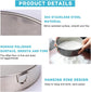 Flour Sifter Stainless Steel Round Flour Sieve 6 Inch 60 Mesh Fine Mesh Strainers for Baking Cake Bread