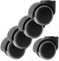 Office Chair Casters Wheels - Set of 5, Universal, Rodless, Silent, Easy Install, Metal, Swivel