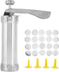 Cookie Press,Electric Cookie Press Gun with 20 Cookie Shapes Discs and 4 Piping Nozzle Cookie Press for Baking Maker Baking Kit Icing Machine for Cream Pastry Decorating