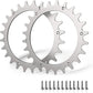 Premium Stainless Steel Spikes for Worx Landroid S/M - 2-Pack with Screws (205mm Wheel)